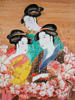 Схема вышивки «Три гейши»