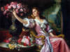 Схема вышивки «Дама в розах»