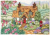 Схема вышивки «Цветочный домик»