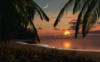Схема вышивки «Закат на райском острове»