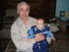 Схема вышивки «Деда с внуком»