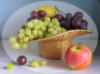 Схема вышивки «Виноград и яблоко»