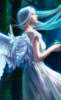 Схема вышивки «Ангел с голубыми волосами»