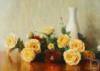 Схема вышивки «Розы и белая ваза»
