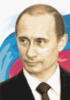 Схема вышивки «Владимир Путин»