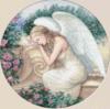 Схема вышивки «Уставший ангел»