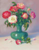 Схема вышивки «Букет роз в вазе»