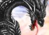 Схема вышивки «Черный стальной дракон»