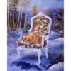 Схема вышивки «Кресло зимы»