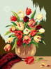 Схема вышивки «Поль Сезан "Ваза с тюльпанами"»