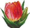 Подушка "Бутон тюльпана": оригинал