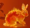 Схема вышивки «Огненный кролик»