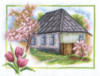 Схема вышивки «Весна в деревни»