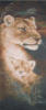 Схема вышивки «Львица с львенком»