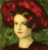 Схема вышивки «Фр.фон Штуц Мэри в красной шляп»