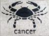 Схема вышивки «CANCER ( РАК)»