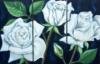 Схема вышивки «Триптих "Белые розы"»