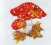 Схема вышивки «Красивый гриб»