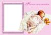 Схема вышивки «Рамка для фото(С новорожденным)»