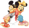 Схема вышивки «Mickey and Minnie»