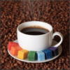 Схема вышивки «Подушка - чашка кофе»