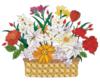 Схема вышивки «Flowers in Basket»