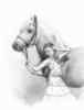 Схема вышивки «Девушка с лошадкой»