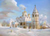Схема вышивки «Покровский собор, Суздаль»