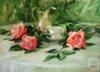 Схема вышивки «Чайные розы»
