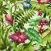 Схема вышивки «Подушка Тропические листья»