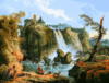 Схема вышивки «Тивильский водопад»