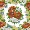 Схема вышивки «Полевые цветы-подушка»