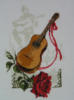 Схема вышивки «Гитара и роза»