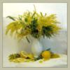 Схема вышивки «Лимон и мимоза»