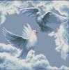 Схема вышивки «Любовь в небе»