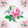 Схема вышивки «Подушка Нежная роза»