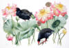 Схема вышивки «Птицы и цветы»