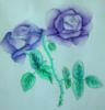 Схема вышивки «Blue Roses»