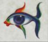 Схема вышивки «Рыбка-глаз»