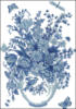 Схема вышивки «Букет в голубых тонах»