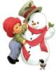 Мальчик и снеговик: оригинал