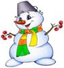 Снеговик в шарфике: оригинал
