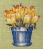 Схема вышивки «Желтые тюльпаны.»
