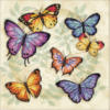 Схема вышивки «Бабочки»