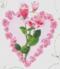 Схема вышивки «Розы в моем сердце.»