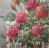 Схема вышивки «Алые розы»