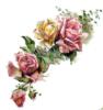 Схема вышивки «Восхитительные розы»