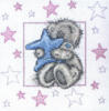 Схема вышивки «Синяя звезда»