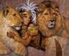 Схема вышивки «Королева львов»