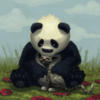 Панда и киса: оригинал